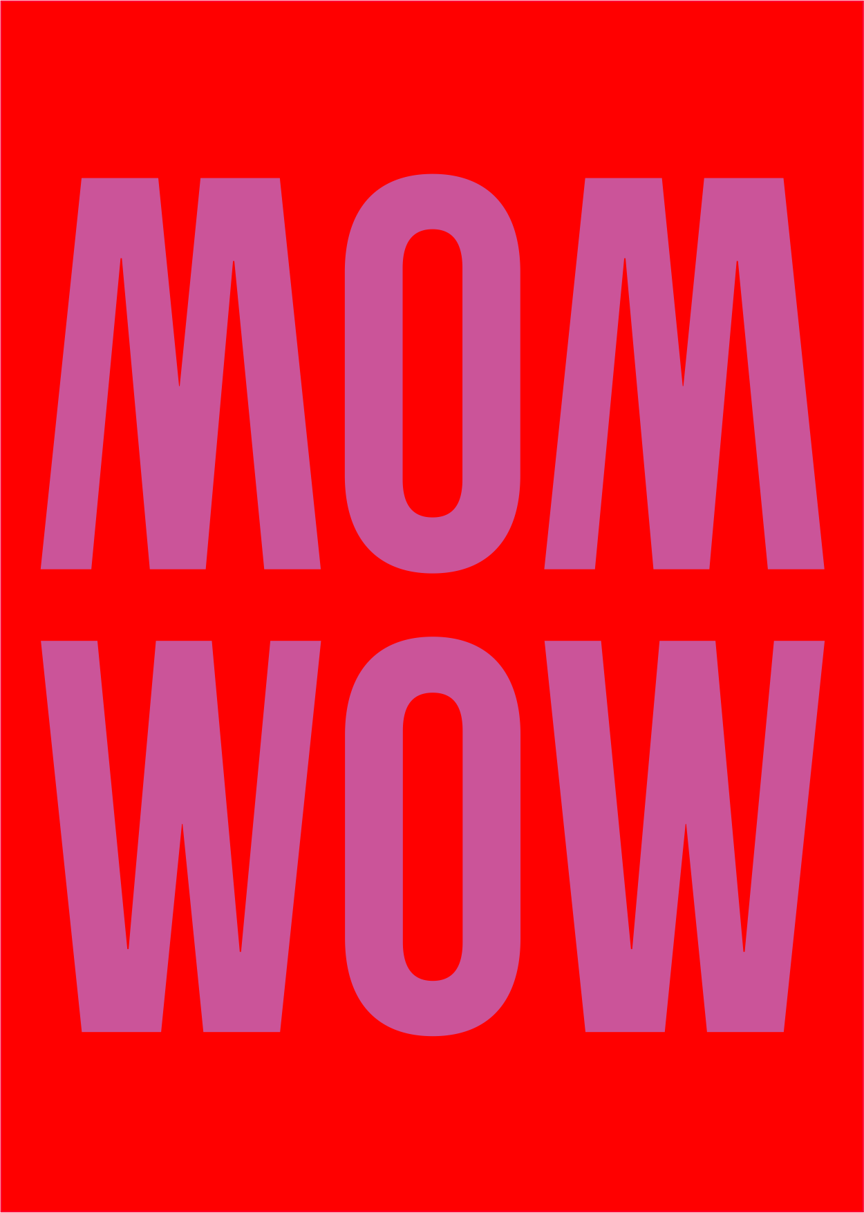 Muttertagskarte MOM